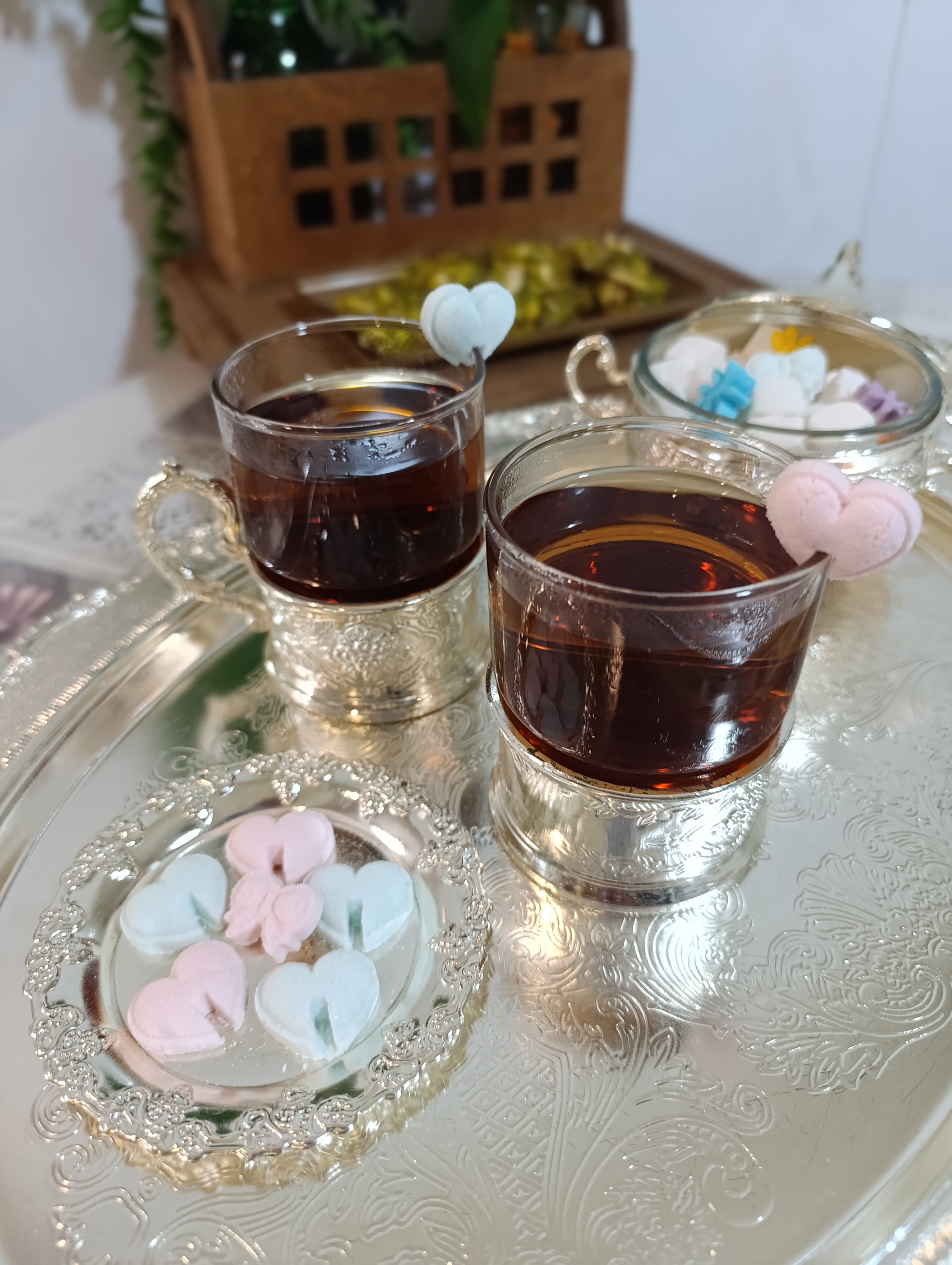 قندهای تزیینی گیاهی